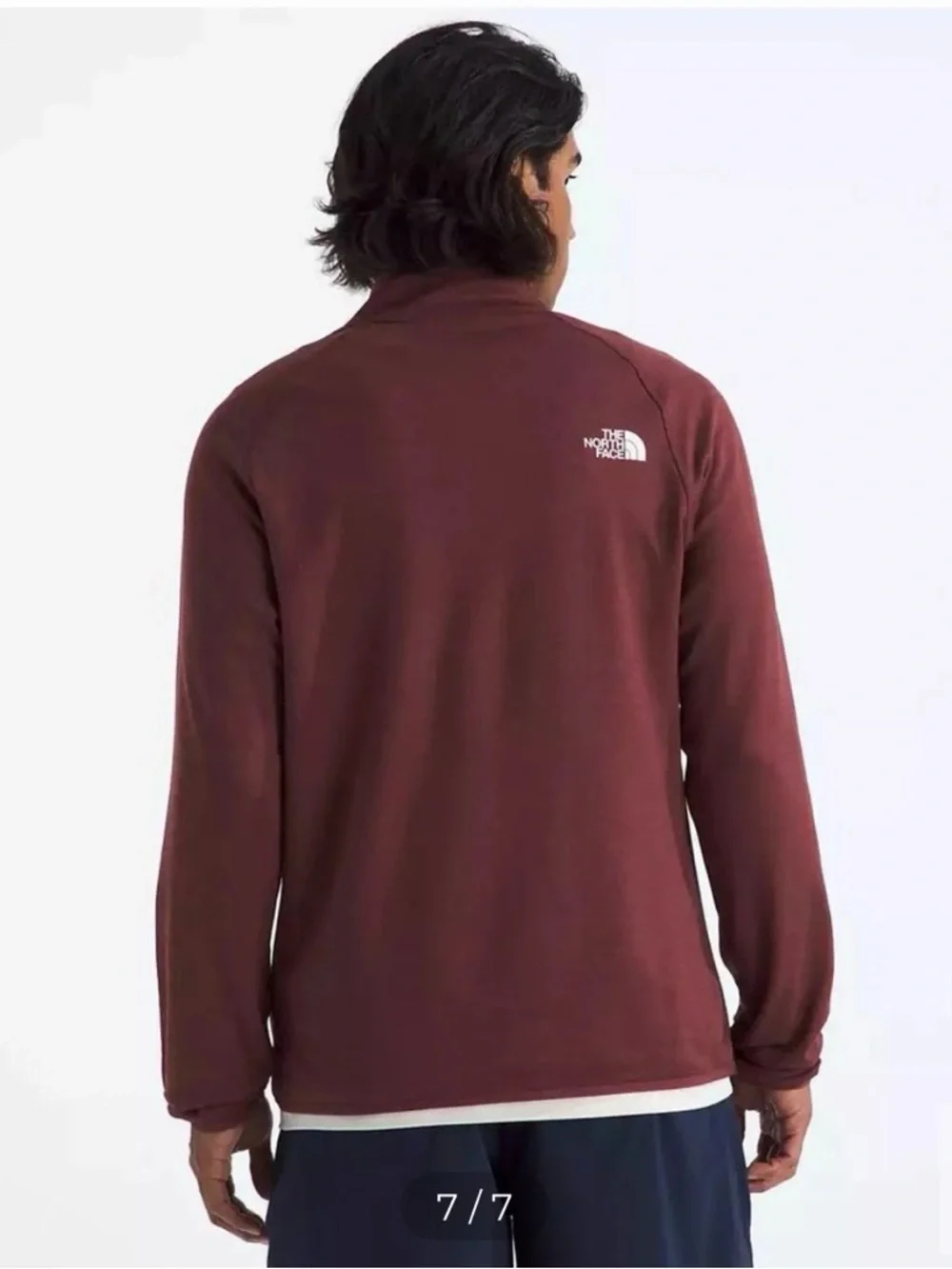 The North Face Men’s Canyonlands 1/2 Zip Fleece Pullover in Red Maroon, size XL